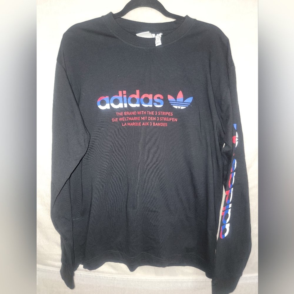 Adidas Black Sweatshirt with Logo